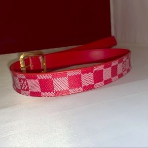 Authentic Louis Vuitton Damier belt